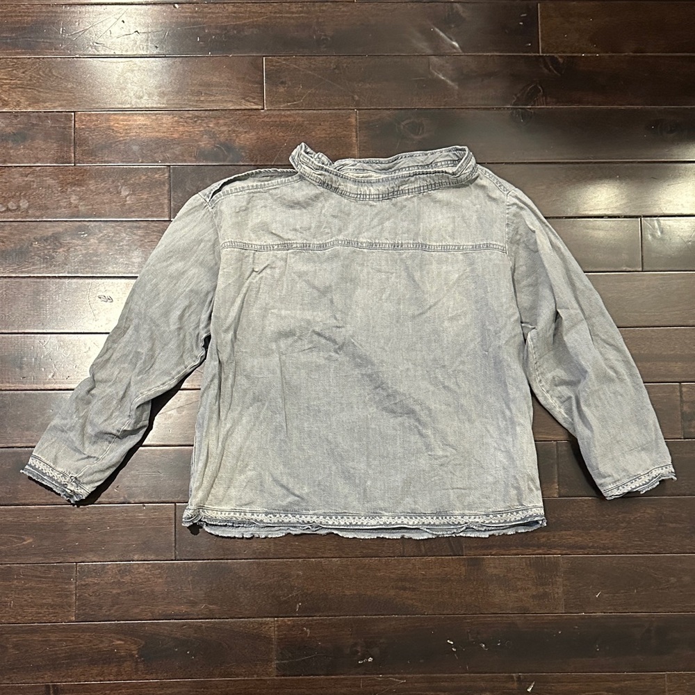 Zara Light Gray Denim Shirt